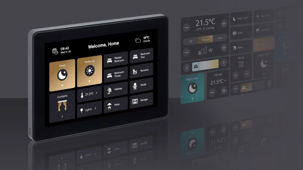 Der Touchscreen PDTS von Philips Dynalite